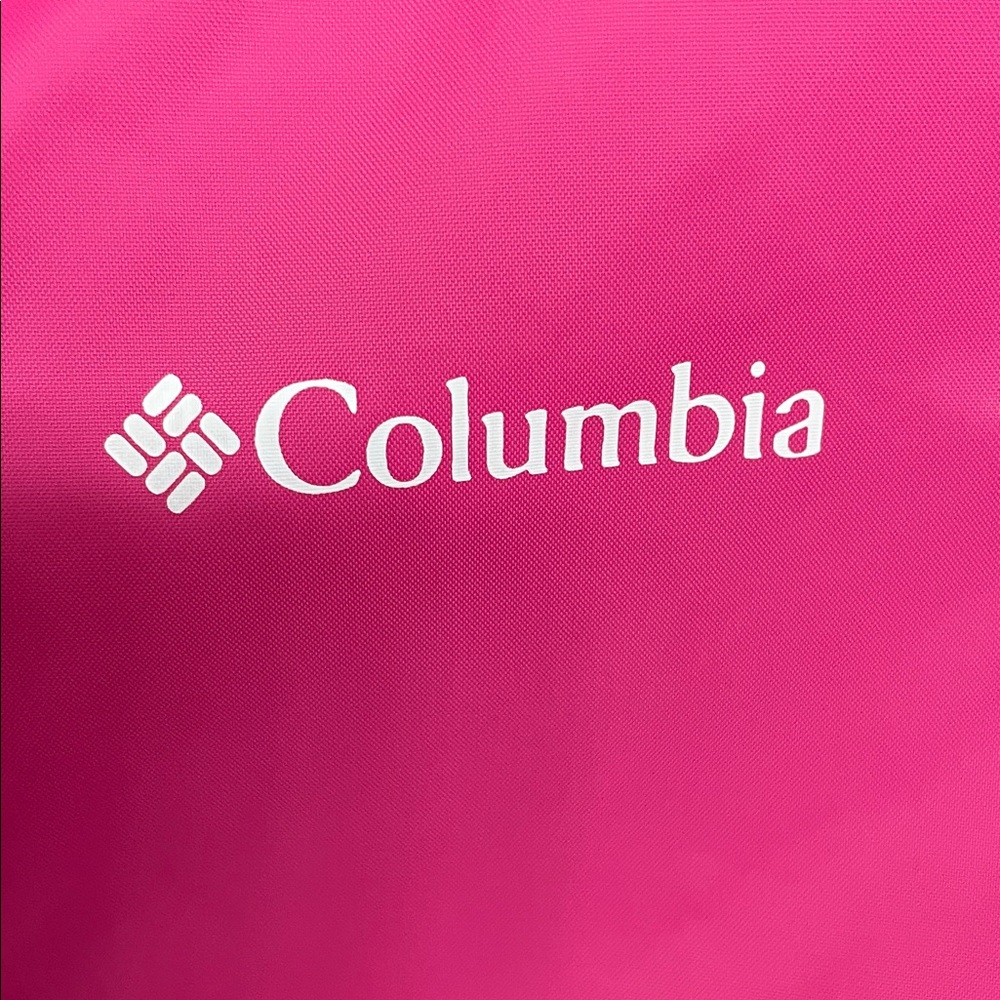 NWOT Columbia Pink Hooded Rain Jacket size 4 - Picture 2 of 7